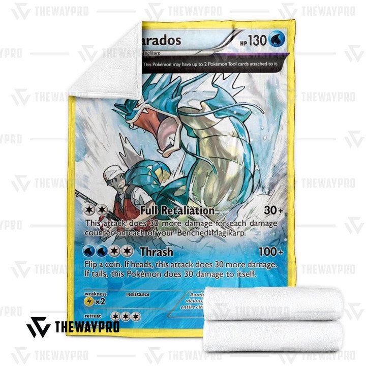 Pokemon-Gyarados-Ancient-Bedding-Set-And-Quilt-Blanket-2