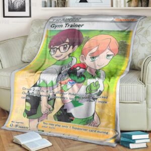 Pokemon Gym Trainer Blanket