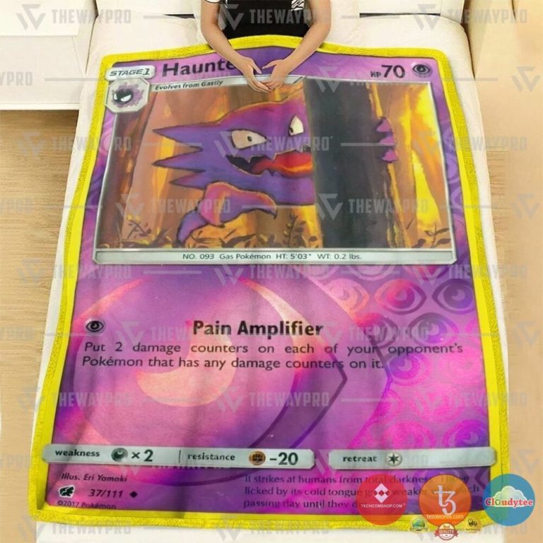 Pokemon-Haunter-Sun-And-Moon-Crimson-Invasion-Blanket-1