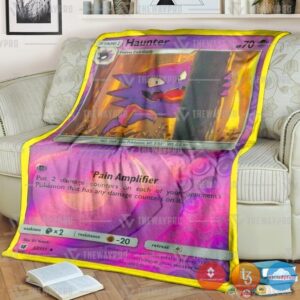 Pokemon Haunter Sun And Moon Crimson Invasion Blanket
