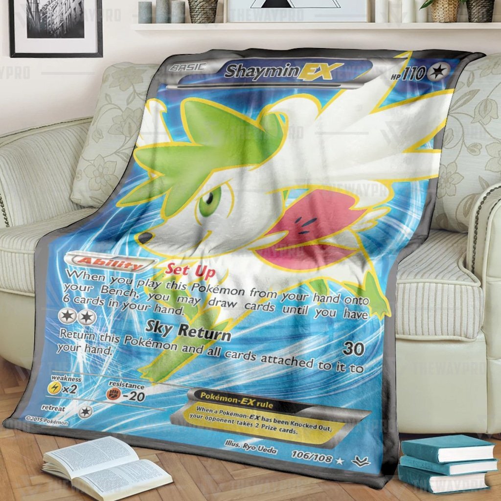 Pokemon Haymin Ex Roaring Skies Blanket Pokemon Haymin Ex Roaring Skies Blanket