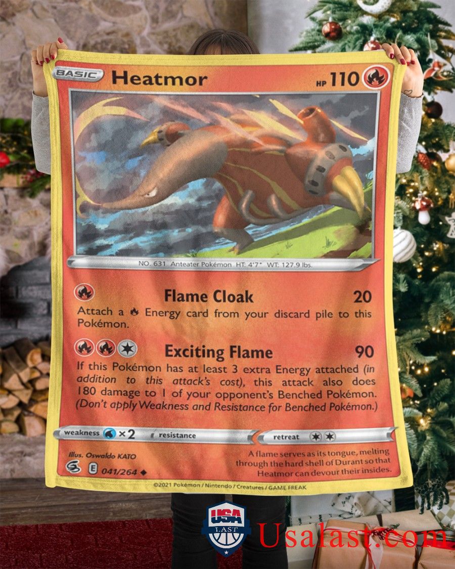 Pokemon Heatmor Fusion Strike Blanket Pokemon Heatmor Fusion Strike Blanket