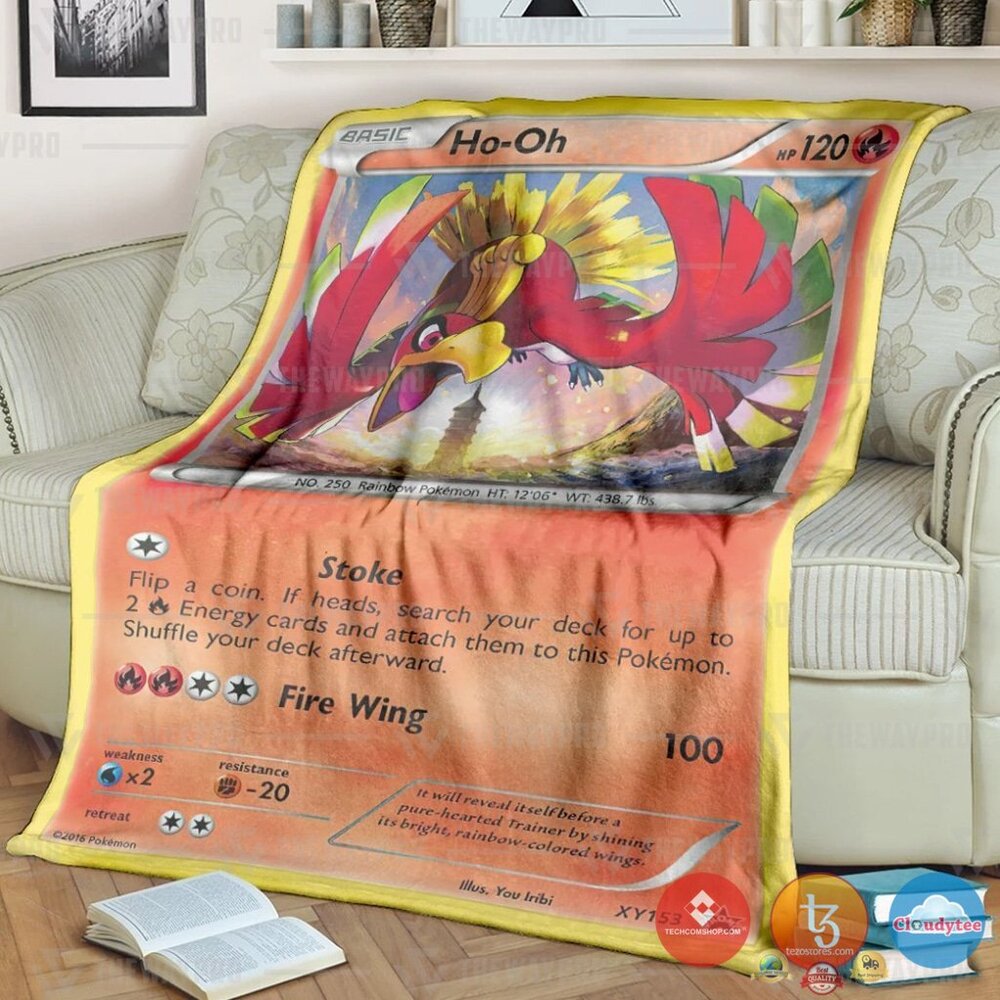 Pokemon Ho Oh Xy Promos Blanket Pokemon Ho Oh Xy Promos Blanket