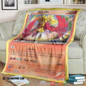 Pokemon Ho Oh Xy Promos Soft Blanket