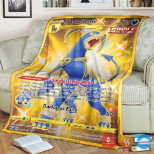 Pokemon Houndoom Battle Styles Blanket