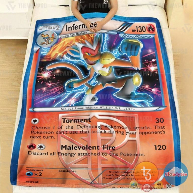 Pokemon-Infernape-Plasma-Storm-Blanket-1