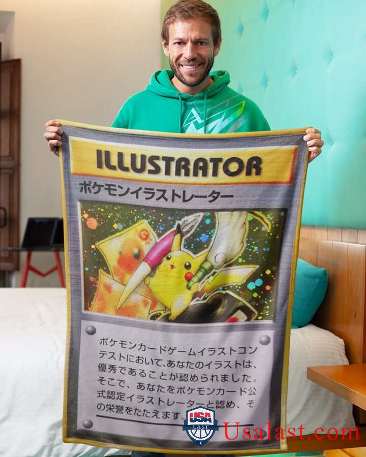 Pokemon-Japanese-Pikchu-Illustrator-Fleece-Blanket-3