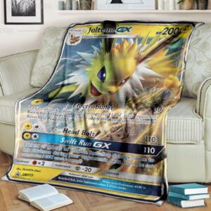 Pokemon Jolteon Gx Sun And Moon Promos Blanket