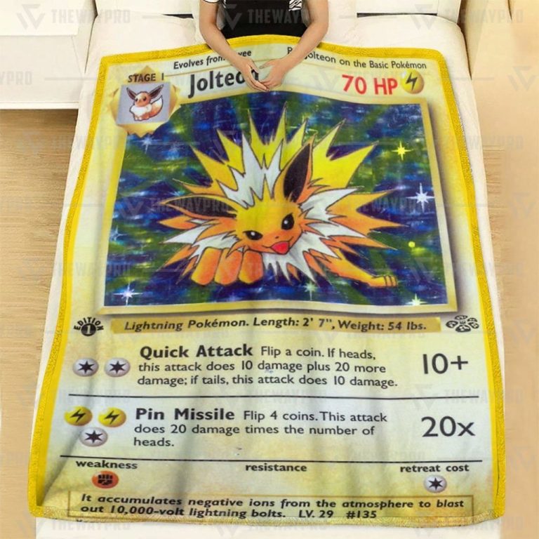 Pokemon-Jolteon-Holo-1St-Edition-Blanket-1-1