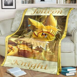 Pokemon Jolteon Knight Blanket