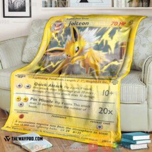Pokemon Jolteon Soft Blanket