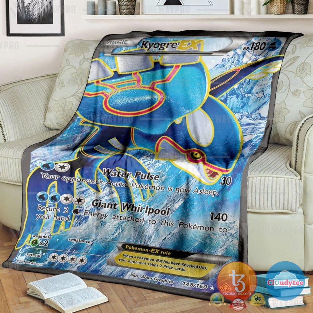 Pokemon Kyogre Ex Primal Clash Blanket Pokemon Kyogre Ex Primal Clash Blanket