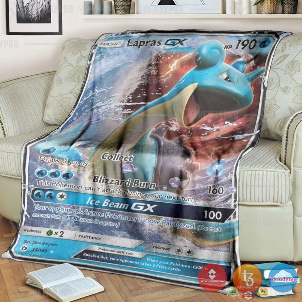 Pokemon Lapras Gx Blanket 2 Pokemon Lapras Gx Blanket 2