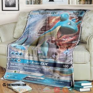 Pokemon Lapras Gx Soft Blanket