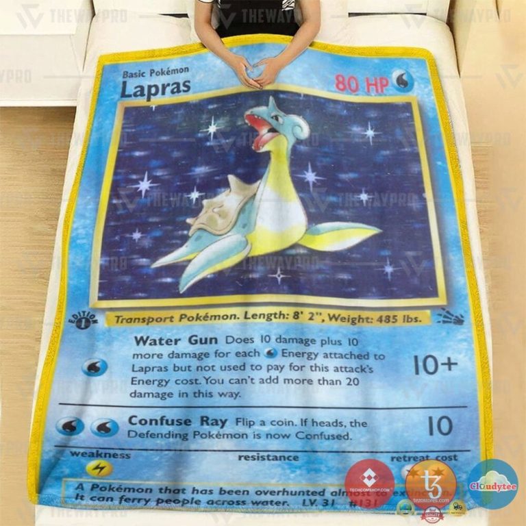 Pokemon-Lapras-Holo-1St-Edition-Blanket-1-1