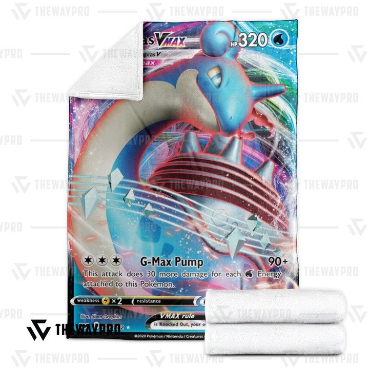 Pokemon-Lapras-Vmax-Bedding-Set-And-Quilt-Blanket-2