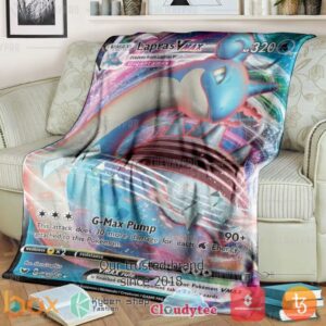 Pokemon Lapras Vmax Blanket 3