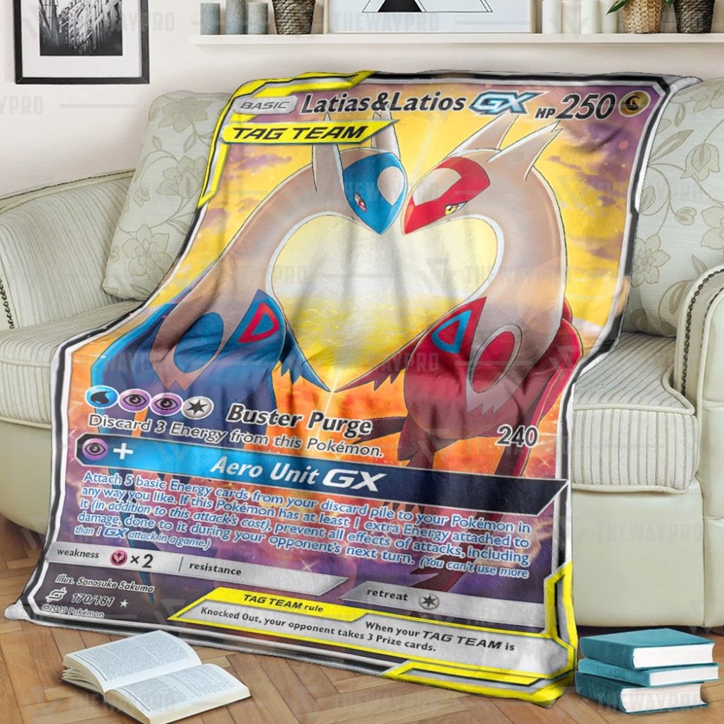 Pokemon Latias And Latios Gx Team Up Blanket Pokemon Latias And Latios Gx Team Up Blanket