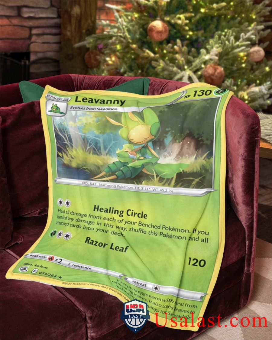 Pokemon-Leavanny-Fusion-Strike-Blanket-1