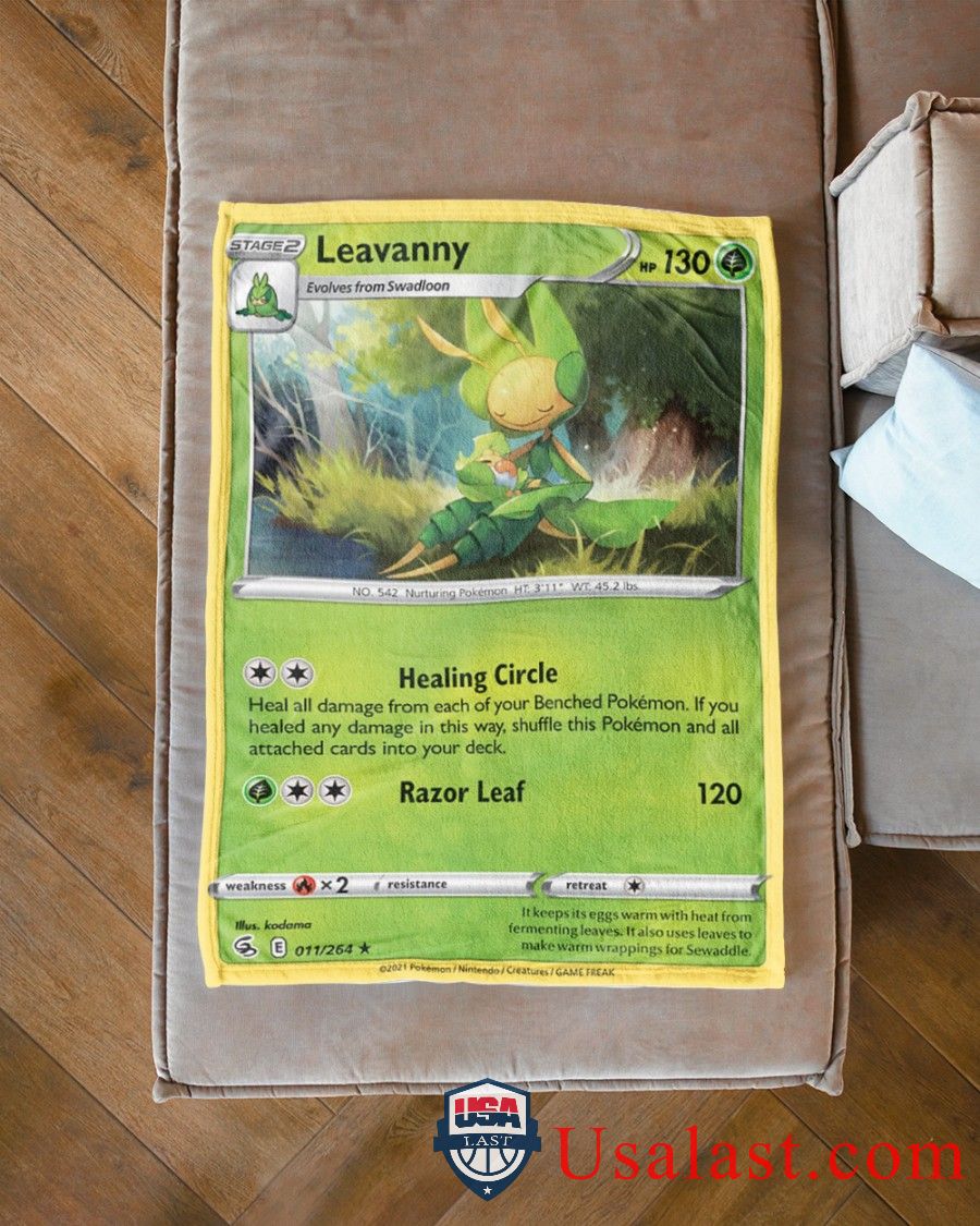 Pokemon-Leavanny-Fusion-Strike-Blanket-2