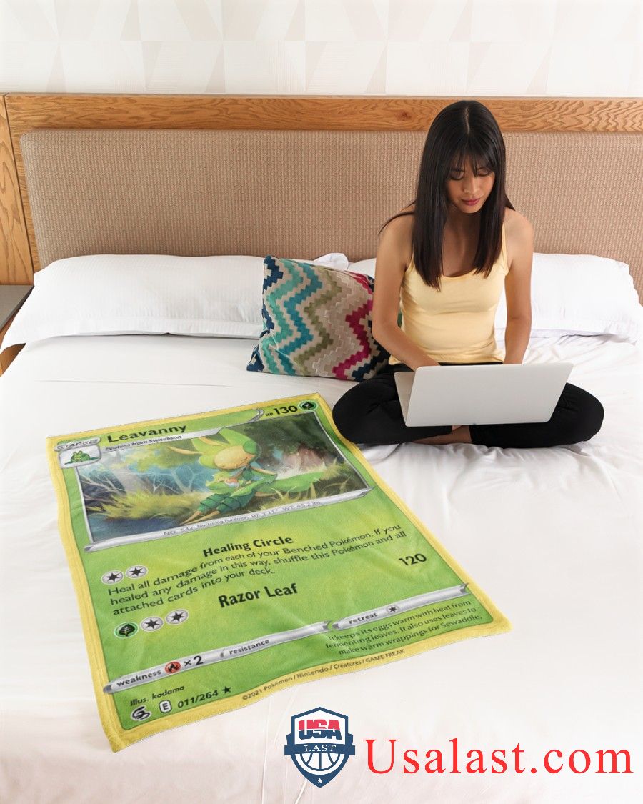 Pokemon-Leavanny-Fusion-Strike-Blanket-3