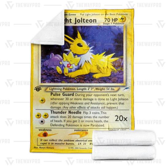 Pokemon-Light-Jolteon-1St-Edition-Blanket-3