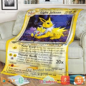 Pokemon Light Jolteon Neo Destiny Blanket 3