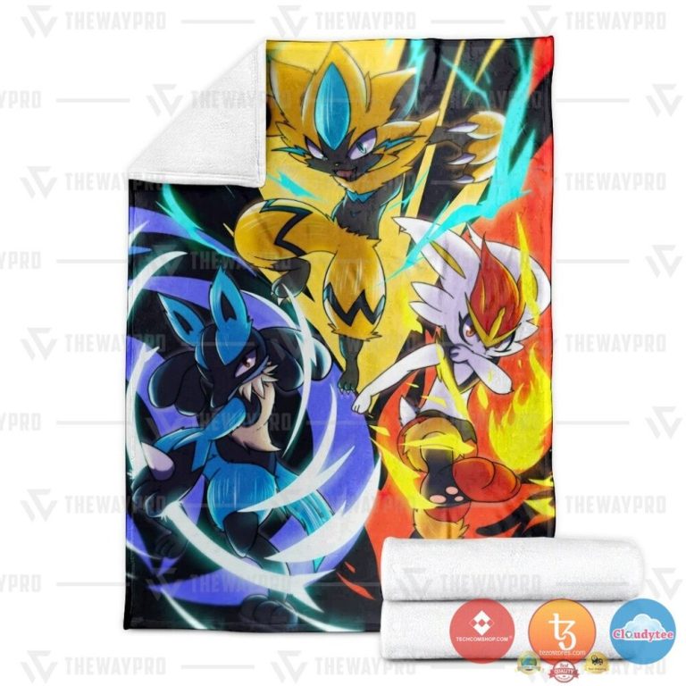 Pokemon-Lightning-Fire-Water-Blanket-2