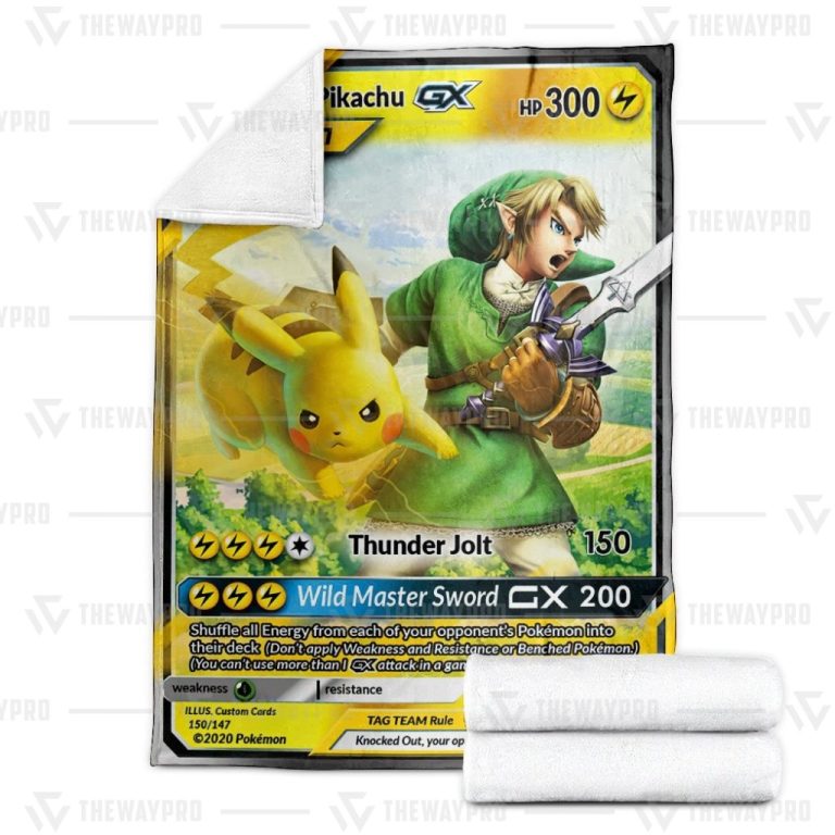 Pokemon-Link-And-Pikachu-Tag-Team-Gx-Blanket-3