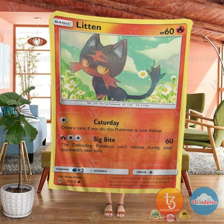Pokemon-Litten-Unbroken-Bonds-Blanket-1