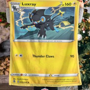 Pokemon Luxray Fusion Strike Soft Blanket