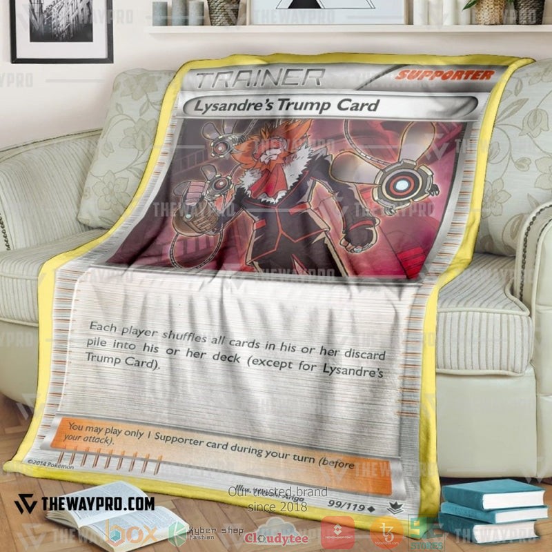 Pokemon Lysandres Trump Card Phantom Forces Soft Blanket Pokemon Lysandres Trump Card Phantom Forces Soft Blanket
