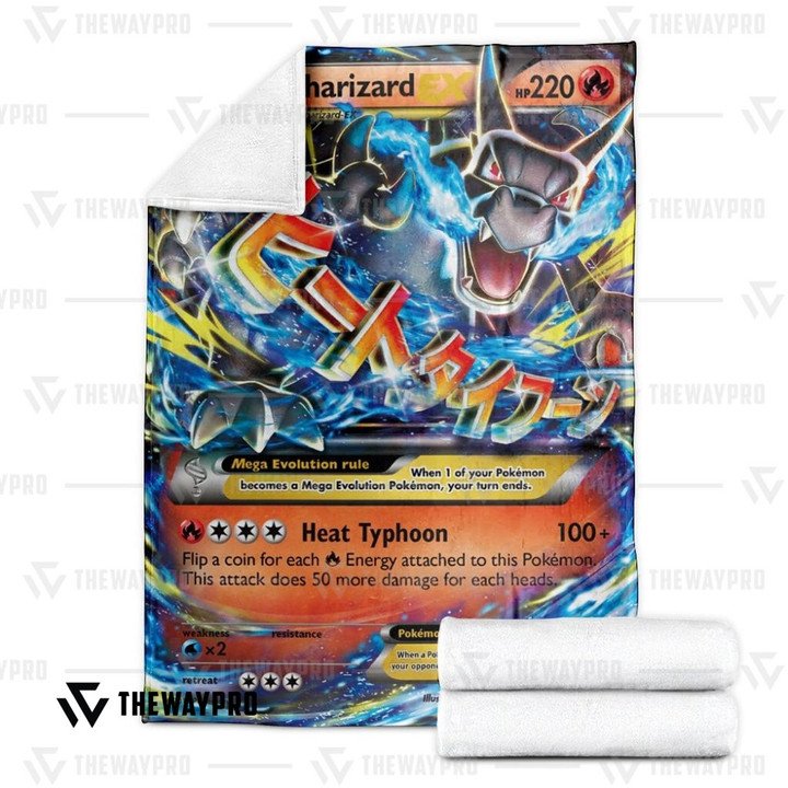 Pokemon-M-Charizard-Ex-Generations-Bedding-Set-And-Quilt-Blanket-2