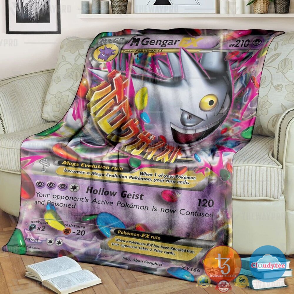 Pokemon M Gengar Ex Xy Promos Blanket Pokemon M Gengar Ex Xy Promos Blanket