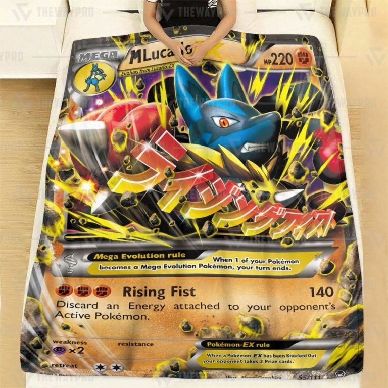 Pokemon-M-Lucario-Ex-Blanket-1