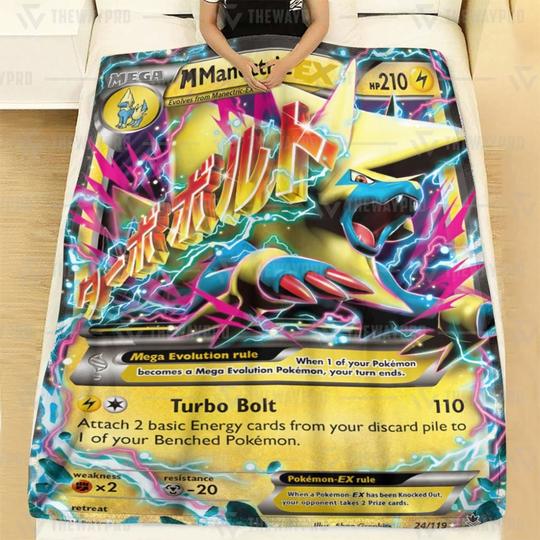 Pokemon-M-Manectric-Ex-Soft-Blanket-2