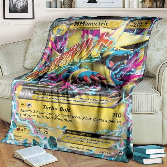 Pokemon-M-Manectric-Ex-Soft-Blanket-3