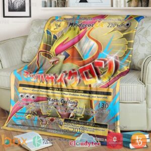 Pokemon M Pidgeot Ex Evolutions Blanket 2