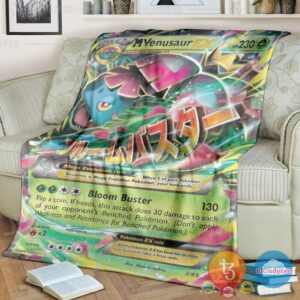 Pokemon M Venusaur Ex Blanket