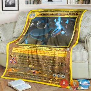 Pokemon Mega Charizard Blanket