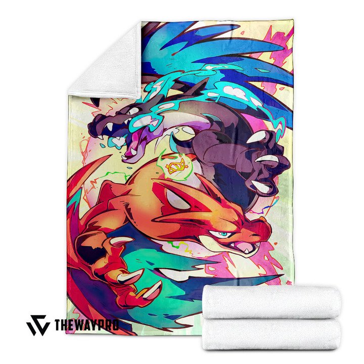 Pokemon-Mega-Charizard-Xy-Bedding-Set-And-Quilt-Blanket-2