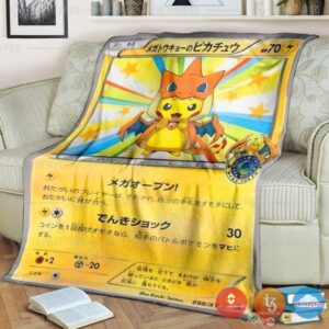 Pokemon Mega Toky Pikachu Blanket