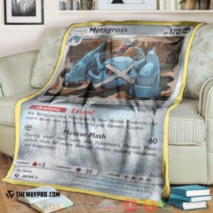 Pokemon Metagross Celestial Storm Soft Blanket