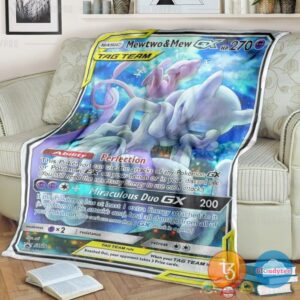 Pokemon Mew Two And Mew Blanket