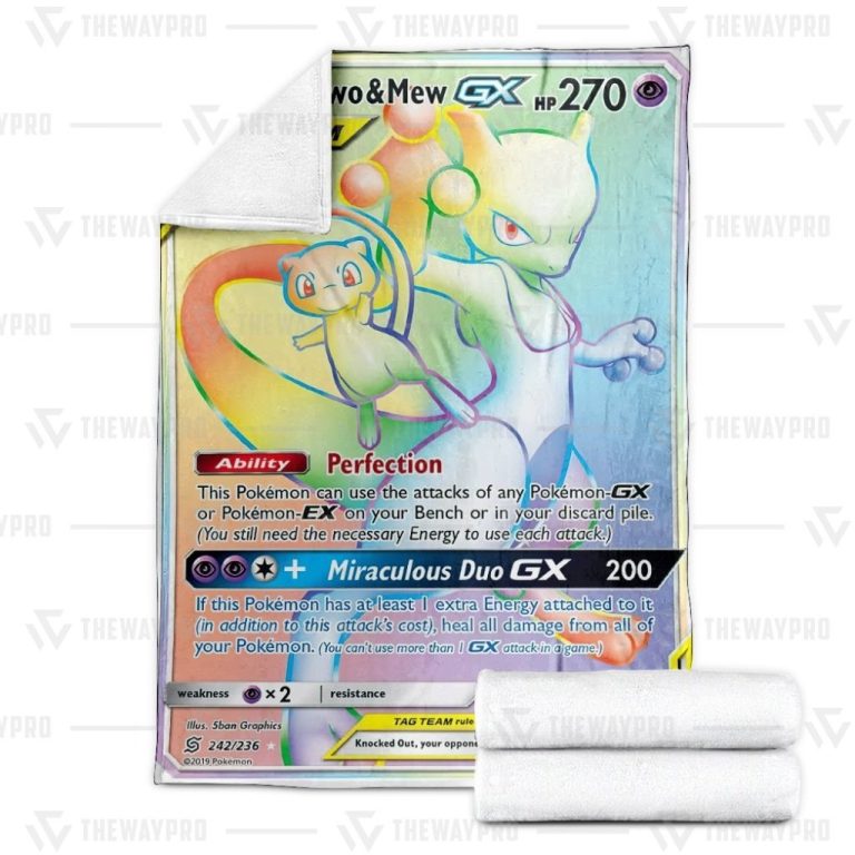 Pokemon-Mewtwo-And-Mew-Gx-Blanket-2