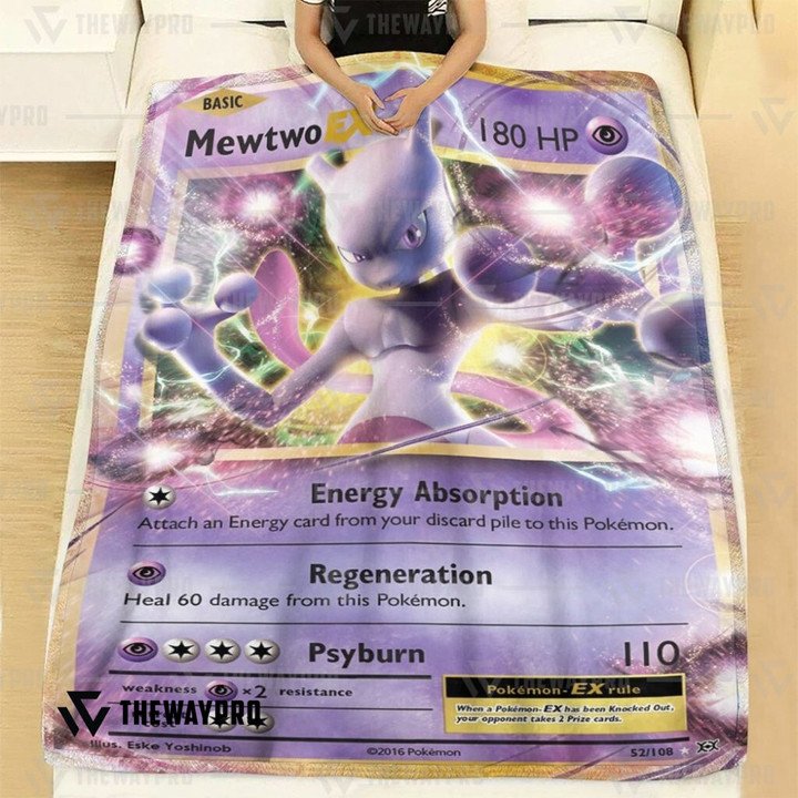Pokemon-Mewtwo-Ex-Evolutions-Bedding-Set-And-Quilt-Blanket-1