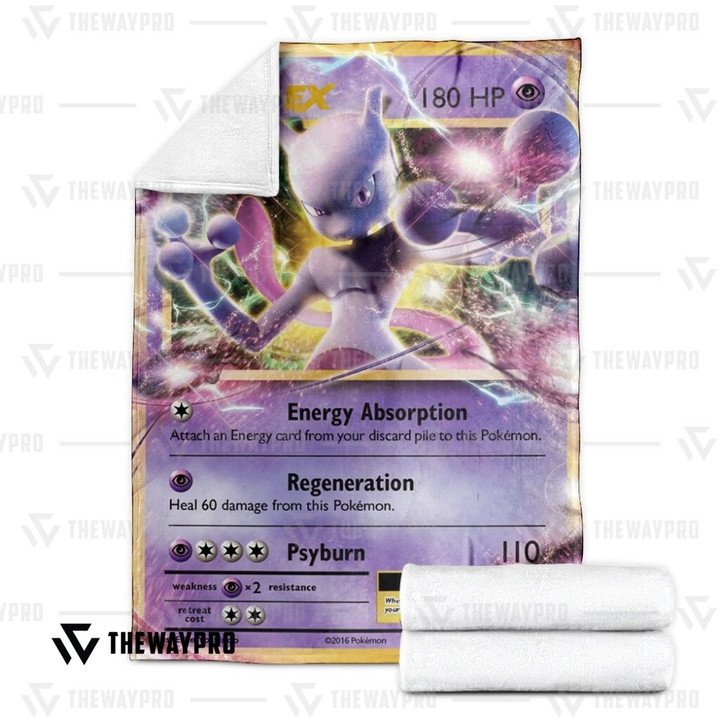 Pokemon-Mewtwo-Ex-Evolutions-Bedding-Set-And-Quilt-Blanket-2