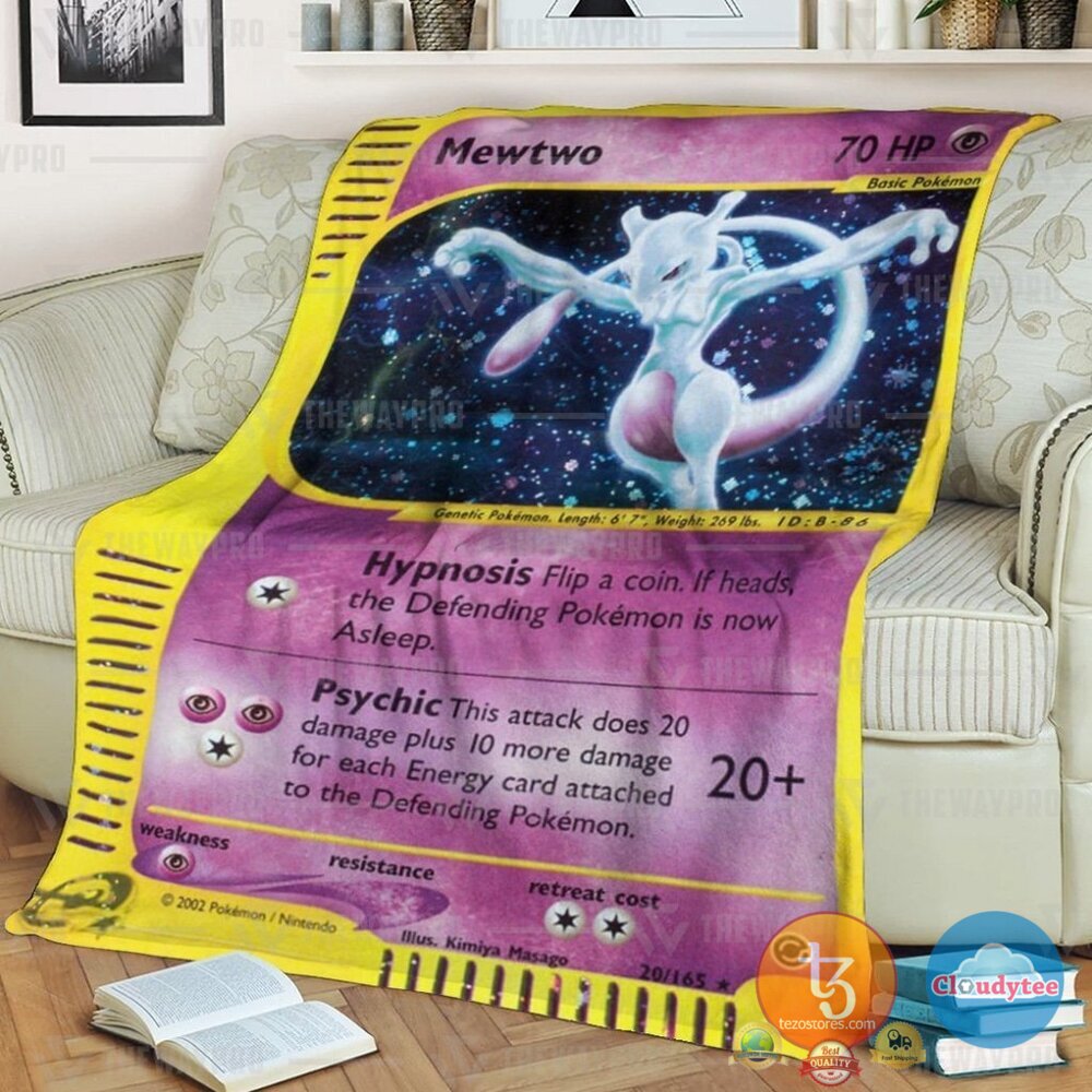Pokemon Mewtwo Expedition Blanket 2 Pokemon Mewtwo Expedition Blanket 2