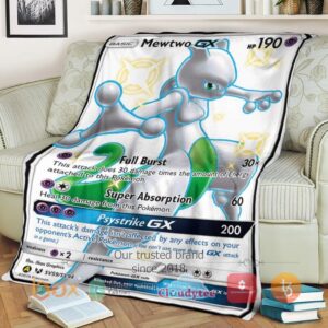 Pokemon Mewtwo Shining Legends Blanket 2