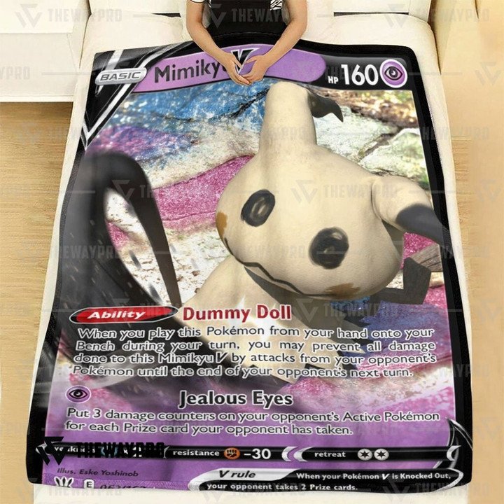 Pokemon-Mimikyu-V-Bedding-Set-And-Quilt-Blanket-1